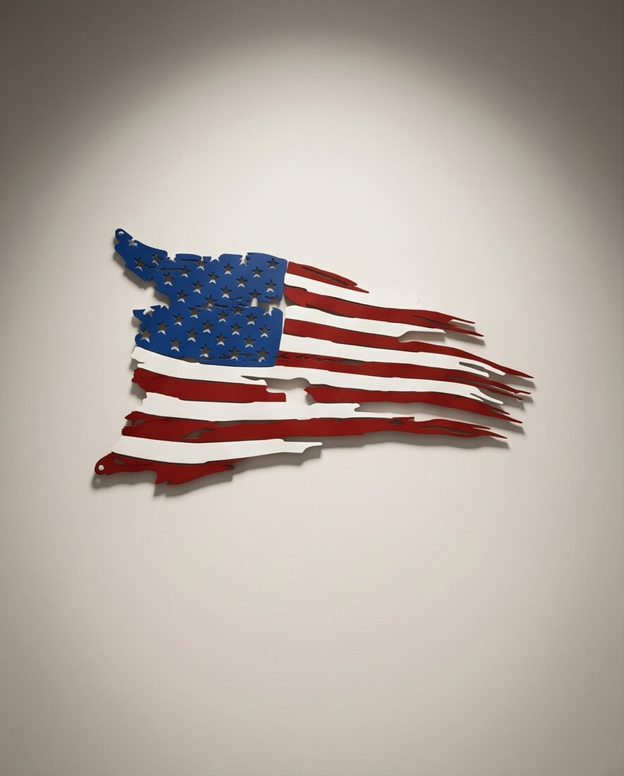 Distressed American Flag