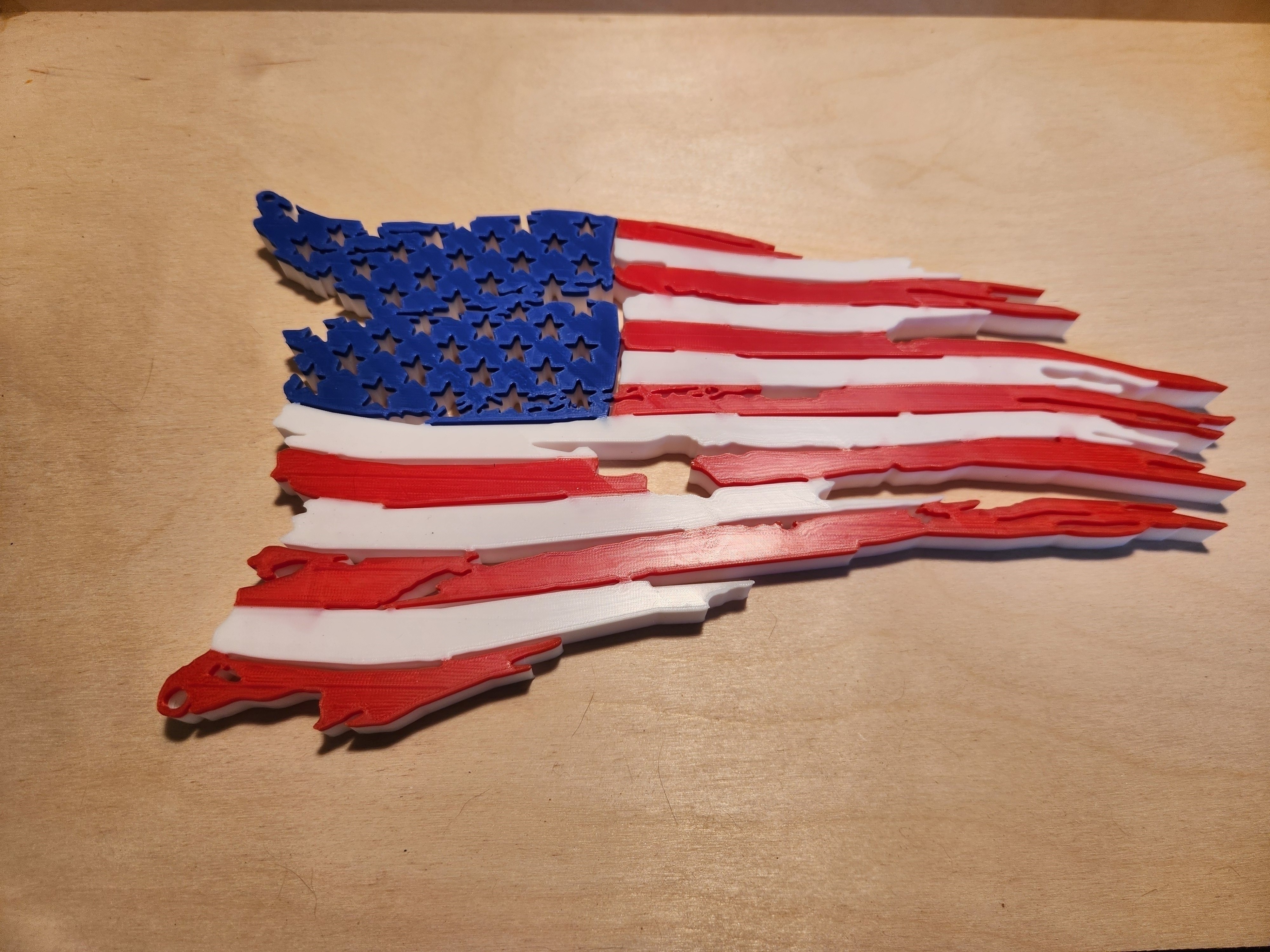 Distressed American Flag
