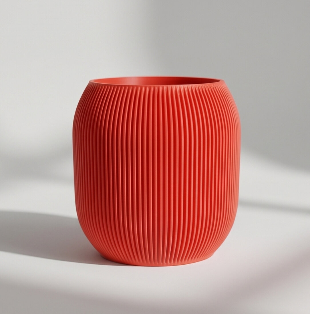 Red Heart Planter